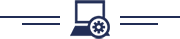 Icon eines Computers in Reparatur